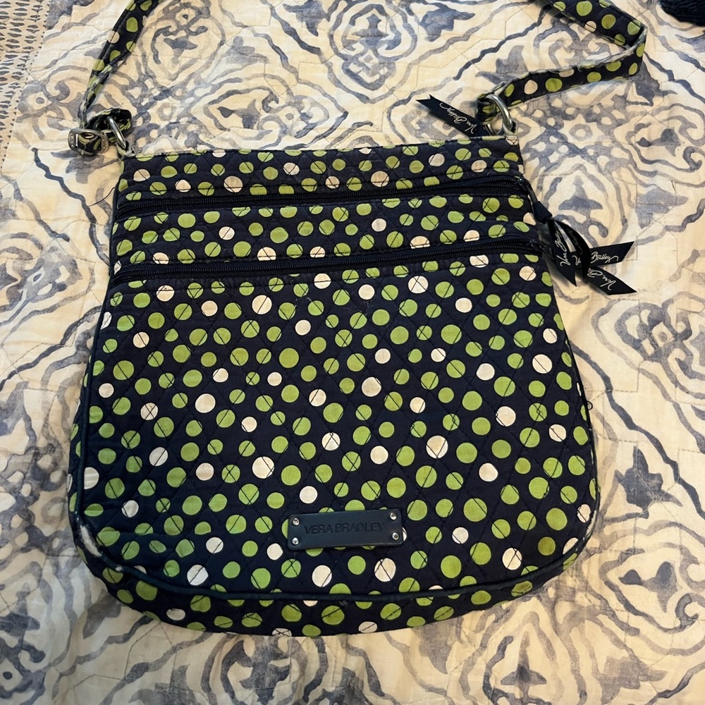 Vera Bradley triple zip crossbody